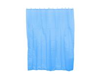 Trendy Peva Douchegordijn - Badkamer - Aqua blauw - met Ophang Ringen/Haken - 180 x 200 cm - Douchen