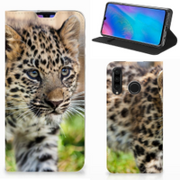 Huawei P30 Lite New Edition Hoesje maken Baby Luipaard - thumbnail