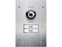 m-e modern-electronics Vistadoor Buitenunit voor Video-deurintercom Kabelgebonden Tweegezinswoning RVS