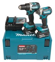 Makita DLX2189TJ 18v 5.0Ah Combiset accuboormachine DDF484 en slagschroevendraaier DTD153