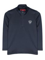 Rossignol Kids sweat en polaire à col zippé - Bleu