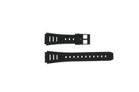 Horlogeband Casio W-86-1V / W-86 / 71603087 Kunststof/Plastic Zwart 19mm - thumbnail