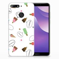 Huawei Y6 (2018) Siliconen Case IJsjes