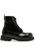 Kenzo bottines Kenzosmile en cuir - Noir