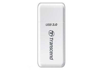 Transcend TS-RDF5W geheugenkaartlezer USB 3.2 Gen 1 (3.1 Gen 1) Type-A Wit Transcend TS-RDF5W geheugenkaartlezer USB 3.2 Gen 1 (3.1 Gen 1) Type-A Wit