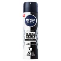Nivea Men Deodorant Deospray Invisible Black And White 150ml