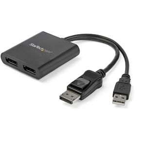 StarTech.com DisplayPort naar DisplayPort Multi-Monitor Splitter 2-poorts MST Hub