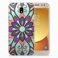 Samsung Galaxy J5 2017 TPU Case Purple Flower - thumbnail