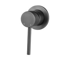 Mengkraan Inbouw BWS Ridged Zonder Uitloop Gunmetal - thumbnail