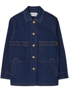 Tory Burch veste en jean Barn - Bleu