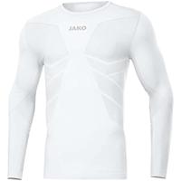 JAKO - Comfort Met Lange Mouwen Gerecycled, Uniseks-Kind, Wit, 3XS