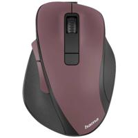 Hama Ergonomische muis Radiografisch Optisch Bordeaux 6 Toetsen 1600 dpi Ergonomisch, Oplaadbaar