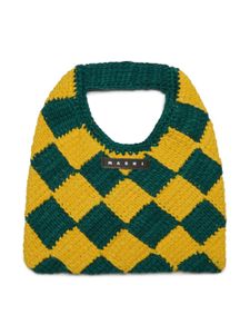 Marni Kids sac à patch logo - Vert