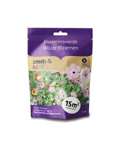 Seeds & Mixes Bloemenweide Wilde Bloemen 15m2