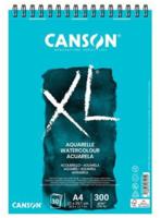 Canson schetsblok XL aquarelle 300g/m² ft A4, 30 vel 4 stuks