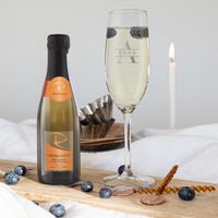 Mini prosecco met gegraveerd glas - Rosanti Vino Frizzante - thumbnail