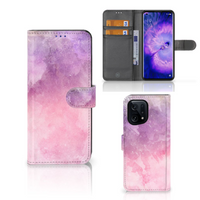 Hoesje OPPO Find X5 Pink Purple Paint