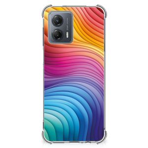 Shockproof Case voor Motorola Moto G53 Regenboog