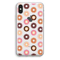 Donuts: iPhone X Transparant Hoesje - thumbnail