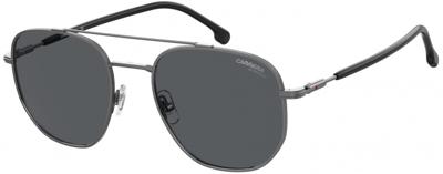 Carrera Eyewear zonnebril 236/S unisex cat. 2 piloot RVS grijs Carrera Eyewear zonnebril 236/S unisex cat. 2 piloot RVS grijs