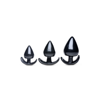 XR Brands Triple Spades - 3 Piece Anal Plug Set - thumbnail