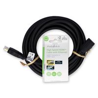 Nedis CVGL34090BK50 HDMI kabel 5 m HDMI Type A (Standaard) Zwart - thumbnail