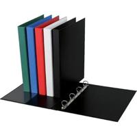 Ringband quantore 4rings a4 pp 20mm d-mech zwart | 1 stuk