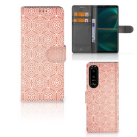 Sony Xperia 5III Telefoon Hoesje Pattern Orange - thumbnail