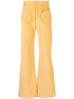 DESTREE pantalon Yoshitomo en velours côtelé - Jaune