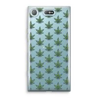 Weed: Sony Xperia XZ1 Compact Transparant Hoesje