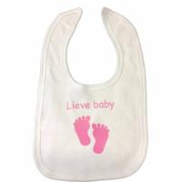 Soft Touch Slabber Lieve Baby Meisjes 33 Cm Katoen Wit/roze