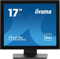 Iiyama ProLite T1732MSC-B1SAG Touchscreen monitor Energielabel: E (A - G) 43.2 cm (17 inch) 1280 x 1024 Pixel 5:4 5 ms HDMI, DisplayPort, VGA, Audio-Line-out