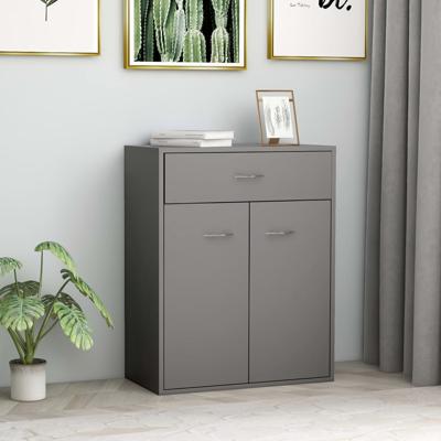 vidaXL Dressoir 60x30x75 cm spaanplaat grijs