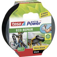 tesa ECO REPAIR 56432-00000-00 Textieltape tesa extra Power Zwart (l x b) 20 m x 38 mm 1 stuk(s) - thumbnail