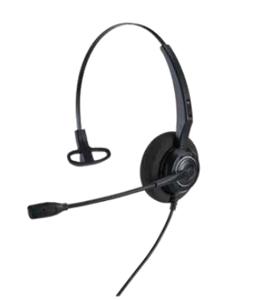 Alcatel-Lucent Enterprise AH 11 U On Ear headset Telefoon Kabel Mono Zwart Ruisonderdrukking (microfoon)