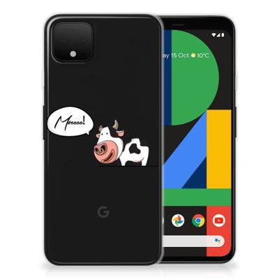 Google Pixel 4 XL Telefoonhoesje met Naam Cow Google Pixel 4 XL Telefoonhoesje met Naam Cow