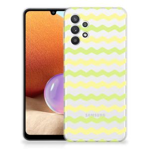 Samsung Galaxy A32 4G | A32 5G Enterprise Editie TPU bumper Waves Yellow