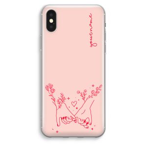 Best Friends: iPhone XS Max Transparant Hoesje