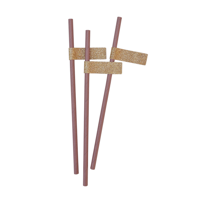 Rietjes donker roze (20st) Delight Department