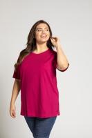 Ulla Popken T-shirt, relaxed, zijsplitten - Grote Maten