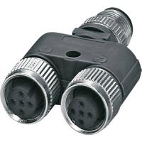 Phoenix Contact 1514029 Sensor/actuator verdeler en adapter M12 Aantal polen: 5 Adapter, Y-vorm 5 stuk(s)