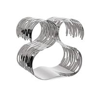 Alessi BM03 Bark Flessenrek 18/10 RVS Spiegel gepolijst, Zilver, 19 x 15 x 19 cm