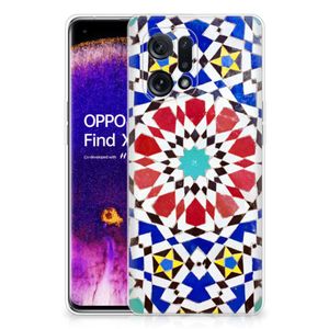 OPPO Find X5 TPU Siliconen Hoesje Mozaïek