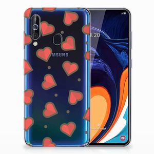 Samsung Galaxy A60 TPU bumper Hearts