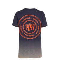 Vingino T-shirt Helon met printopdruk donkerblauw