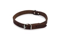 Beeztees - Halsband Hond - Leer - Bruin - 43-52 cm x 20 mm
