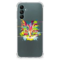 Samsung Galaxy A14 5G/4G Stevig Bumper Hoesje Cat Color - thumbnail