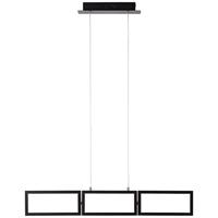 BRILLIANT lamp, Ranut LED pendelarmatuur 3-vlammig zwart, 3x LED geïntegreerd, 11,3W LED geïntegreerd, (1067lm, 3000K), in 3 fasen dimbaar via wandschakelaar