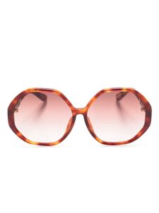 Linda Farrow lunettes de vue Paloma à effet écaille de tortue - Bleu