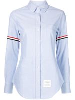 Thom Browne chemise Oxford à liseré en ruban gros-grain - Bleu